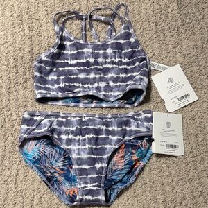 Athleta Kids Swim Set in Purple and Blue